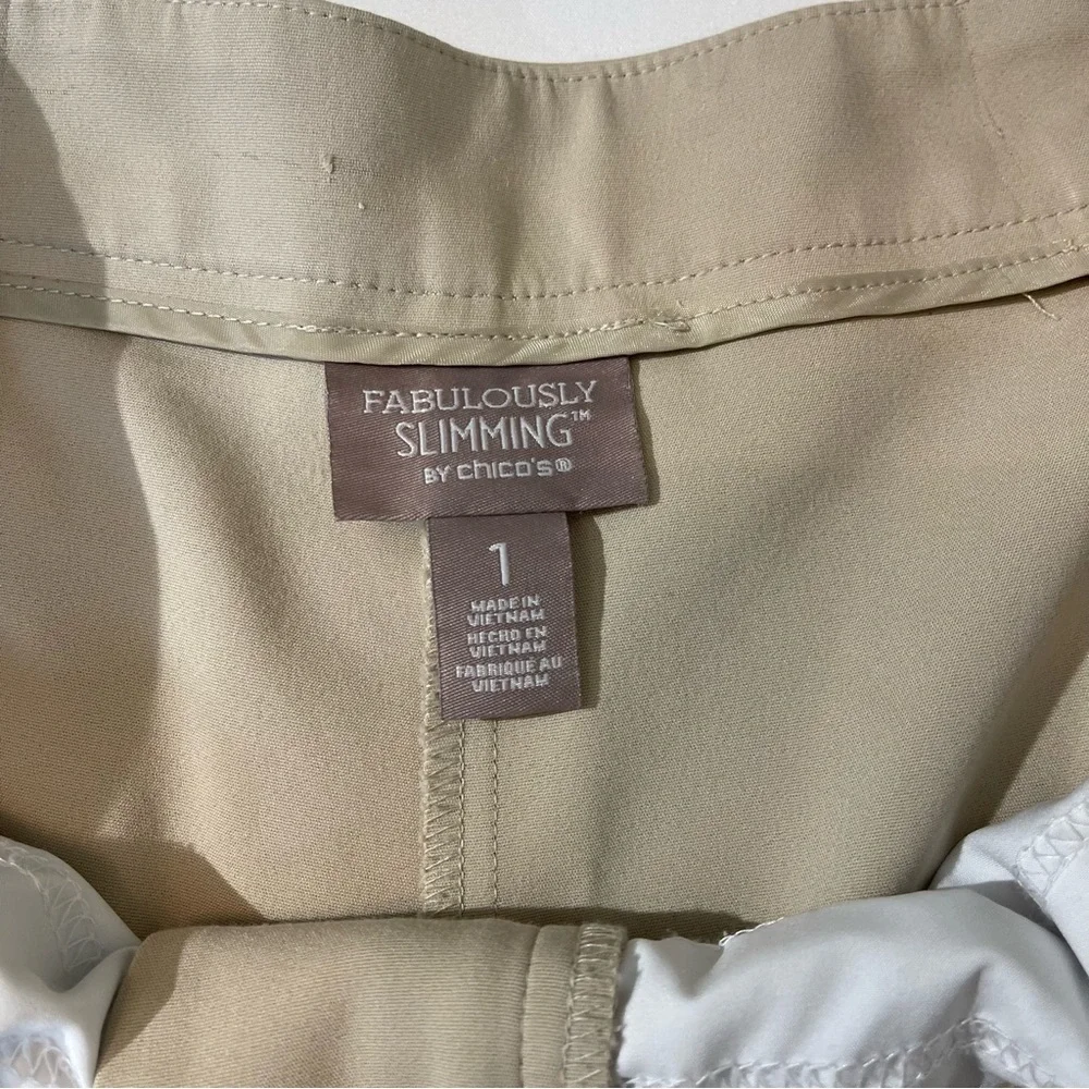 Chicos, women’s capris, good condition, Fabulously slimming, Preowned, k…